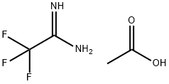 Ethanimidamide, 2,2,2-trifluoro-, acetate (1:1) Structure