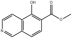 6-Isoquinolinecarboxylic acid, 5-hydroxy-, methyl ester Structure