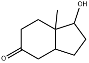 5H-Inden-5-one, octahydro-1-hydroxy-7a-methyl- Structure