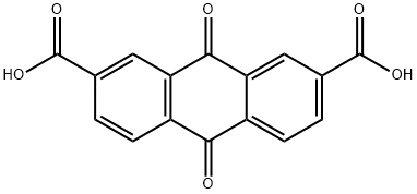 2,7-Anthracenedicarboxylic acid, 9,10-dihydro-9,10-dioxo- Structure