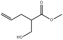 4-Pentenoic acid, 2-(hydroxymethyl)-, methyl ester Structure