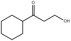 1-Propanone, 1-cyclohexyl-3-hydroxy- Structure