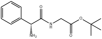 (R)-α-[N-(t-butoxycarbonylmethyl) carbamoyl]benzylamine Structure