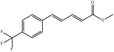 2,4-Pentadienoic acid, 5-[4-(trifluoromethyl)phenyl]-, methyl ester, (2E,4E)- 구조식 이미지