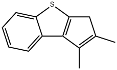 3H-Benzo[b]cyclopenta[d]thiophene, 1,2-dimethyl- Structure