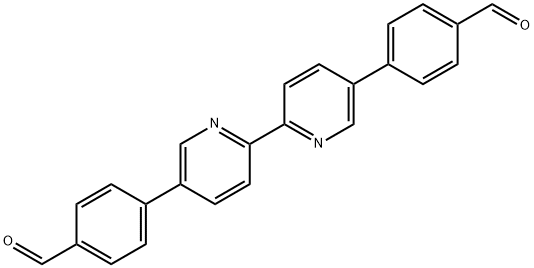 Benzaldehyde, 4,4'-[2,2'-bipyridine]-5,5'-diylbis- (9CI) 구조식 이미지