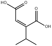 2-Butenedioic acid, 2-(1-methylethyl)-, (2Z)- 구조식 이미지