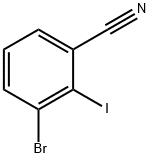 Benzonitrile, 3-bromo-2-iodo- Structure