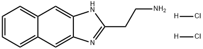 1H-Naphth[2,3-d]imidazole-2-ethanamine, hydrochloride (1:2) Structure