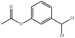 3-(Dichloromethyl)phenyl Acetate 구조식 이미지