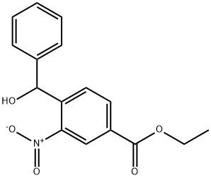 ethyl 4-[hydroxy(phenyl)methyl]-3-nitrobenzoate 구조식 이미지