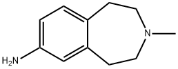 1H-3-Benzazepin-7-amine, 2,3,4,5-tetrahydro-3-methyl- 구조식 이미지