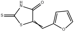 (5E)-5-(2-furylmethylidene)-2-sulfanylidene-thiazolidin-4-one 구조식 이미지