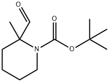 tert-butyl 2-formyl-2-methylpiperidine-1-carboxylate Structure