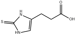 1H-Imidazole-4-propanoic acid, 2,3-dihydro-2-thioxo- 구조식 이미지