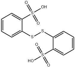 Benzenesulfonic acid, 2,2'-dithiobis- (9CI) Structure