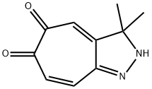 5,6-Cycloheptapyrazoledione, 2,3-dihydro-3,3-dimethyl- Structure