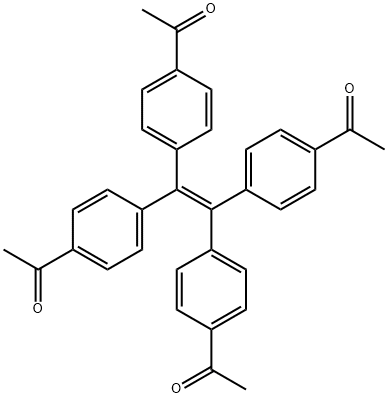 Ethanone, 1,1',1'',1'''-(1,2-ethenediylidenetetra-4,1-phenylene)tetrakis- (9CI) Structure