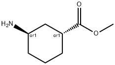 시클로헥산카르복실산,3-아미노-,메틸에스테르,(1R,3R)-rel-(9CI) 구조식 이미지