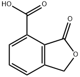 4-Isobenzofurancarboxylic acid, 1,3-dihydro-3-oxo- Structure