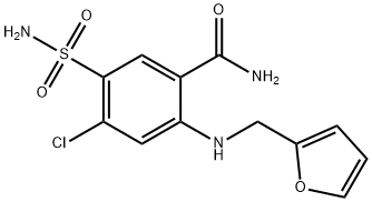 Benzamide, 5-(aminosulfonyl)-4-chloro-2-[(2-furanylmethyl)amino]- Structure