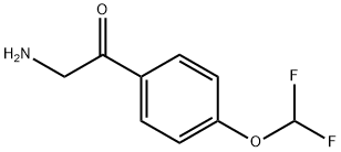 2-amino-1-[4-(difluoromethoxy)phenyl]ethan-1-one 구조식 이미지