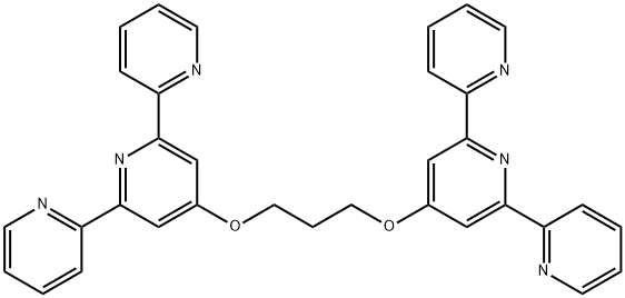 2,2':6',2''-Terpyridine, 4',4''''-[1,3-propanediylbis(oxy)]bis- Structure