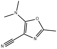 5-(dimethylamino)-2-methyl-1,3-oxazole-4-carboni
trile Structure