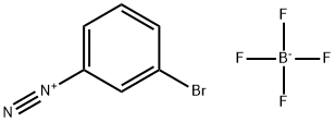 Benzenediazonium, 3-bromo-, tetrafluoroborate(1-) (1:1) Structure