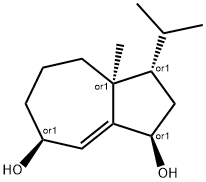 1,7-Azulenediol, 1,2,3,3a,4,5,6,7-octahydro-3a-methyl-3-(1-methylethyl)-, (1R,3S,3aS,7S)-rel- (9CI) Structure
