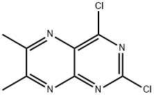 Pteridine, 2,4-dichloro-6,7-dimethyl- Structure