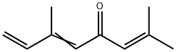 2,5,7-Octatrien-4-one, 2,6-dimethyl- 구조식 이미지