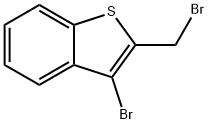 3-bromo-2-(bromomethyl)-1-benzothiophene Structure