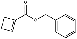 1-Cyclobutene-1-carboxylic acid, phenylmethyl ester Structure