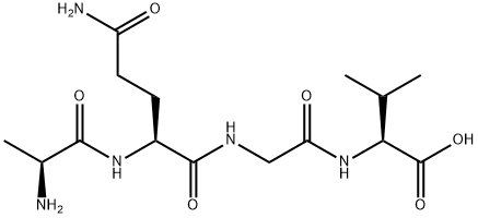 L-Valine, L-alanyl-L-glutaminylglycyl- 구조식 이미지