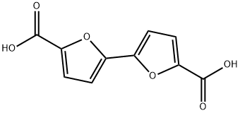 [2,2'-Bifuran]-5,5'-dicarboxylic acid 구조식 이미지