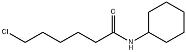 Hexanamide, 6-chloro-N-cyclohexyl- Structure