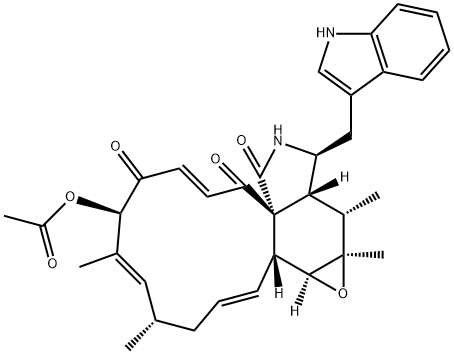 19-O-Acetylchaetoglobosin A Structure