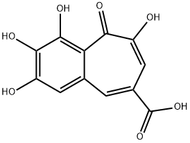 Purpurogallincarboxylic acid Structure