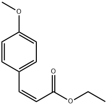 2-Propenoic acid, 3-(4-methoxyphenyl)-, ethyl ester, (2Z)- 구조식 이미지