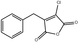 3-benzyl-4-chloro-2,5-dihydrofuran-2,5-dione Structure