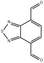 2,1,3-Benzothiadiazole-4,7-dicarboxaldehyde 구조식 이미지