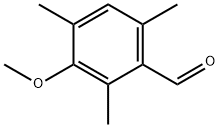 Benzaldehyde, 3-methoxy-2,4,6-trimethyl- 구조식 이미지