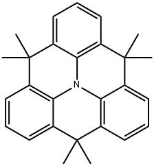 4,4,8,8,12,12-hexamethyl-8,12-dihydro-4H-benzo[1,9]quinolizino[3,4,5,6,7-defg]acridine Structure