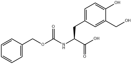 L-Tyrosine, 3-(hydroxymethyl)-N-[(phenylmethoxy)carbonyl]- Structure