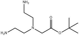 Glycine, N,N-bis(2-aminoethyl)-, 1,1-dimethylethyl ester Structure