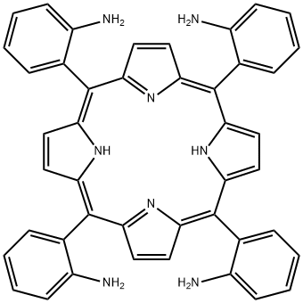 Benzenamine, 2,2',2'',2'''-(21H,23H-porphine-5,10,15,20-tetrayl)tetrakis- Structure