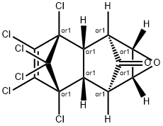 3β,4,5,6β,9,9-Hexachloro-1aα,2,2aα,3,6,6aα,7,7aα-octahydro-2β,7β:3,6-dimethanonaphth[2,3-b]oxiren-8-one Structure