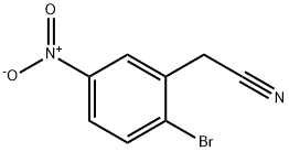 Benzeneacetonitrile, 2-bromo-5-nitro- Structure