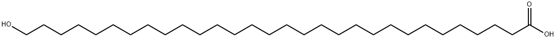 Triacontanoic acid, 30-hydroxy- Structure